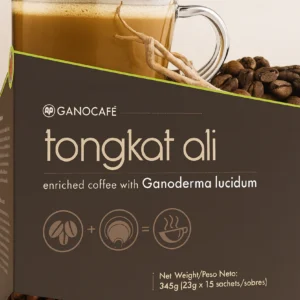 Tongkat Ali café potenciador con Ganoderma Lucidum Gano Excel